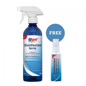 Yuri Disinfectant Spray 500 Ml free Disinfectant Spray 50 Ml