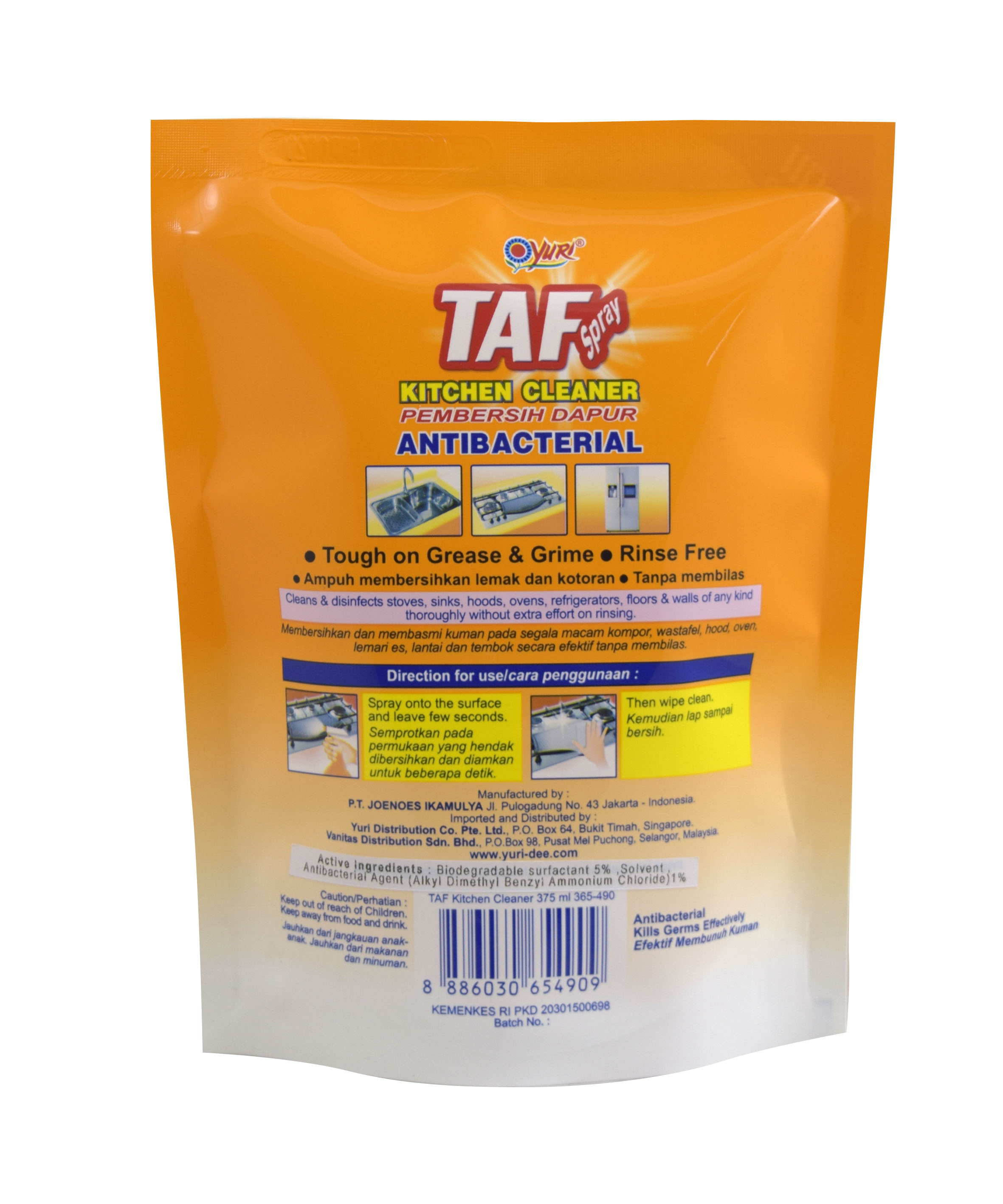 Product Taf Spray Kitchen Cleaner 375 Ml